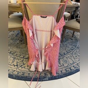 SHEIN wrap mini dress